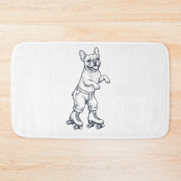 Item preview, Vintage French Bulldog Roller Skate Dog Mom Dad Lover designed and sold by TerryConnells.
