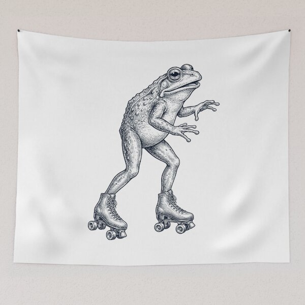 Item preview, Vintage Frog Roller Skate Animal Lover designed and sold by TerryConnells.
