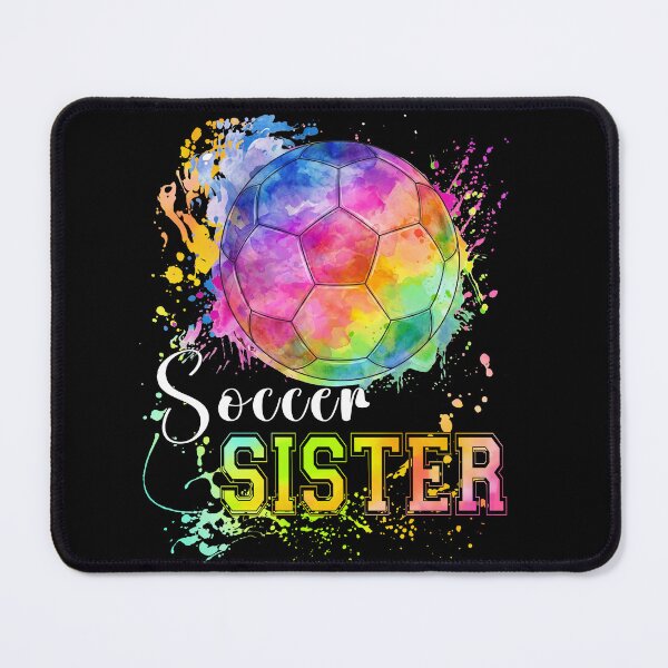 Item preview, Rainbow Watercolor Soccer Sister Shirt designed and sold by LarryMBrown.