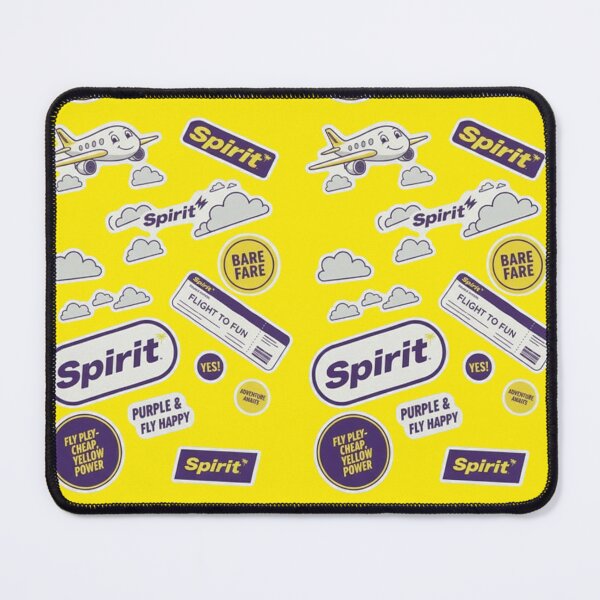 Item preview, Spirit Airlines Purple & Yellow Sticker Pack | Flight to Fun | Cute Kawaii Airplane Stickers | Bare Fare Decal Bundle designed and sold by Yasmine Mohammed.