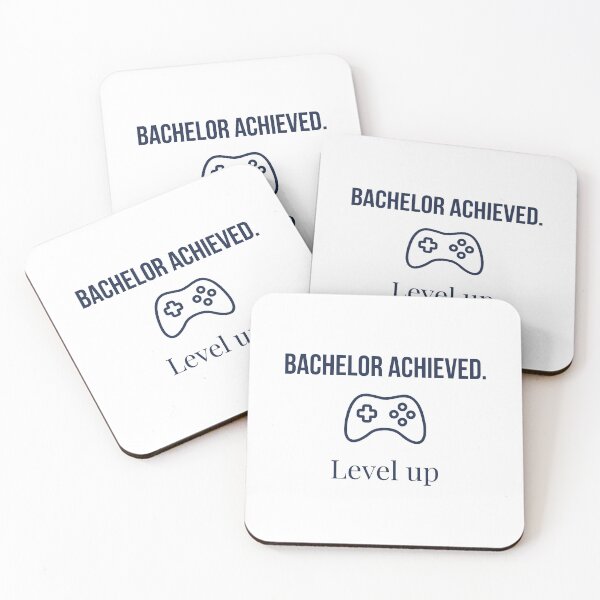 Item preview, Bachelor Achieved Level Up Funny Graduation T-Shirt Gift 2026 designed and sold by Niche-Forge.