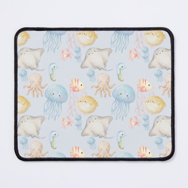 Item preview, Cute Nautical Sea-animal Pattern designed and sold by LifeParody.