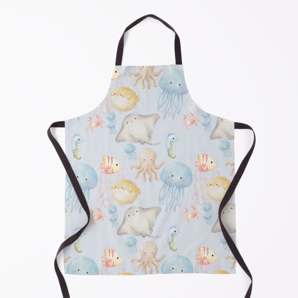 Item preview, Cute Nautical Sea-animal Pattern designed and sold by LifeParody.