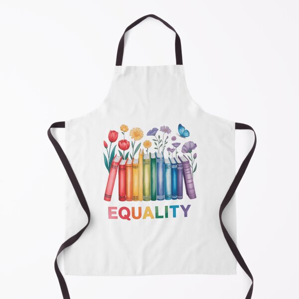 Item preview, Equality Books Peace Love Compassion LGBT Gay Lesbian Pride designed and sold by SapfireStuArt.