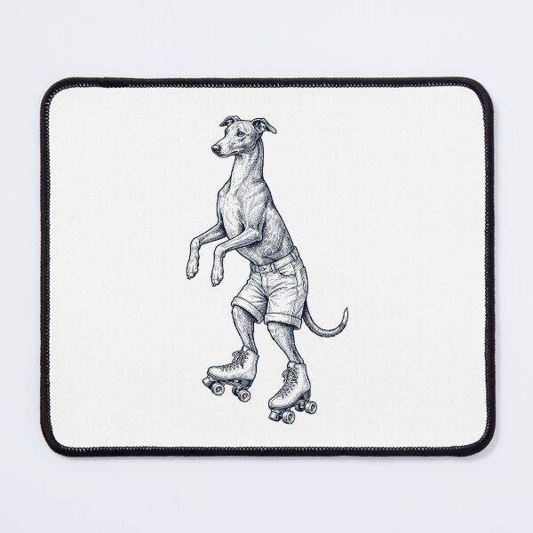 Item preview, Vintage Greyhound Roller Skate Dog Mom Dad Lover designed and sold by TerryConnells.
