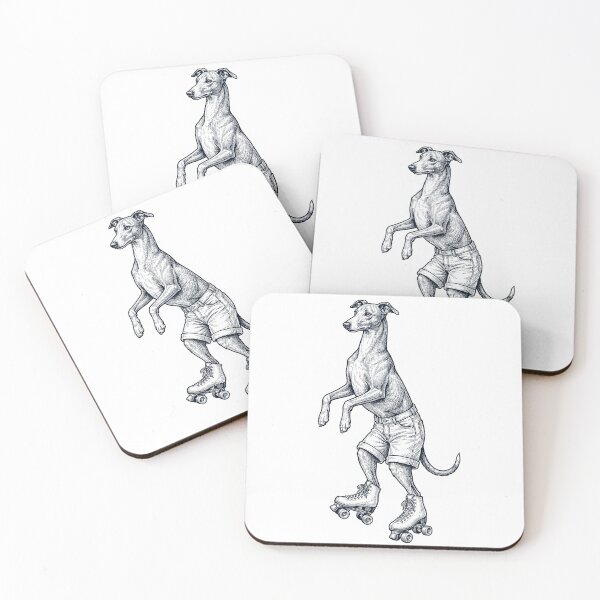 Item preview, Vintage Greyhound Roller Skate Dog Mom Dad Lover designed and sold by TerryConnells.