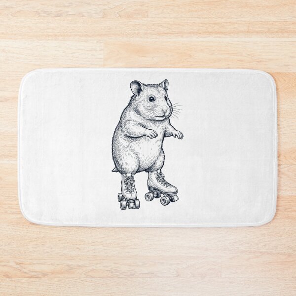 Item preview, Vintage Hamster Roller Skate Animal Lover designed and sold by TerryConnells.