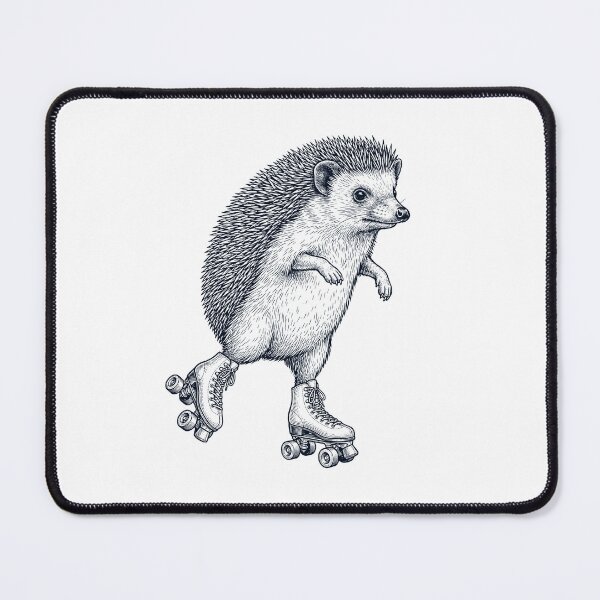 Item preview, Vintage Hedgehog Roller Skate Animal Lover designed and sold by TerryConnells.