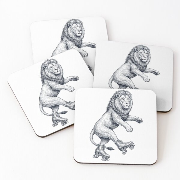 Item preview, Vintage Lion Roller Skate Animal Lover designed and sold by TerryConnells.