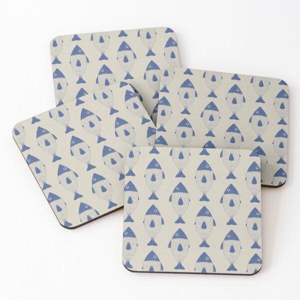 Item preview, Fish Pattern Cream designed and sold by The Innocent Ghost Project.