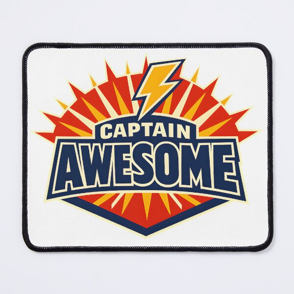 Item preview, Captain Awesome Lightning Sun Bold designed and sold by Byte-shirt.