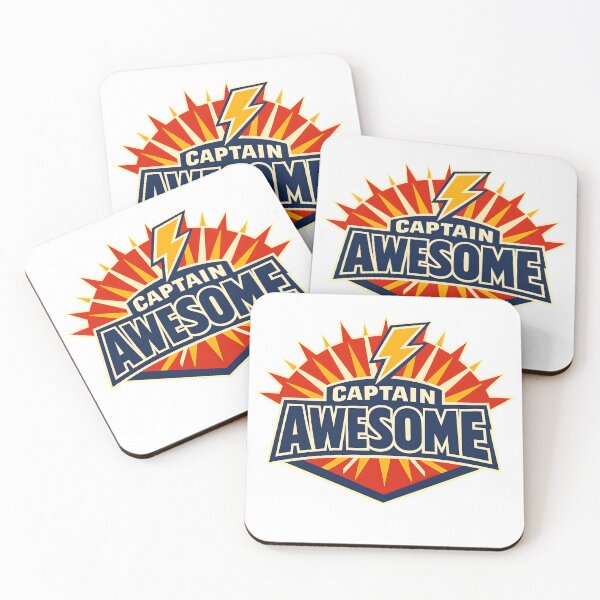 Item preview, Captain Awesome Lightning Sun Bold designed and sold by Byte-shirt.