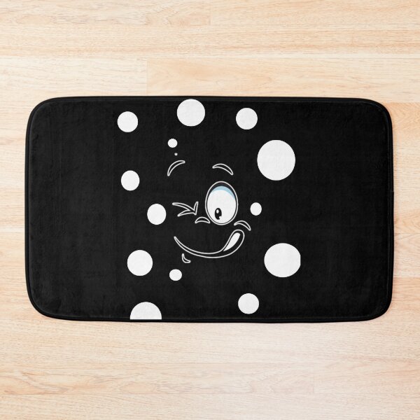Item preview, Copy of flirty wink emoji face with polka dots designed and sold by MoonHoneybyImani.