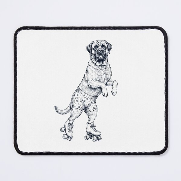 Item preview, Vintage Mastiff Roller Skate Dog Mom Dad Lover designed and sold by TerryConnells.