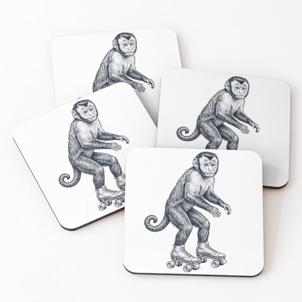 Item preview, Vintage Monkey Roller Skate Animal Lover designed and sold by TerryConnells.