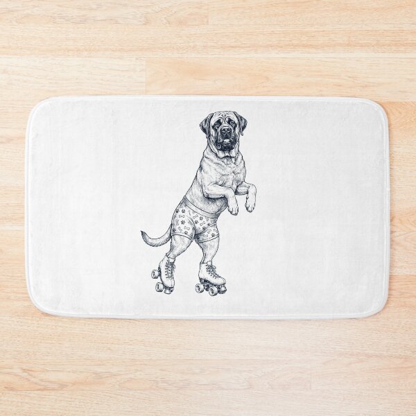 Item preview, Vintage Mastiff Roller Skate Dog Mom Dad Lover designed and sold by TerryConnells.