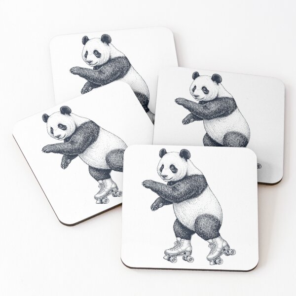 Item preview, Vintage Panda Roller Skate Animal Lover designed and sold by TerryConnells.