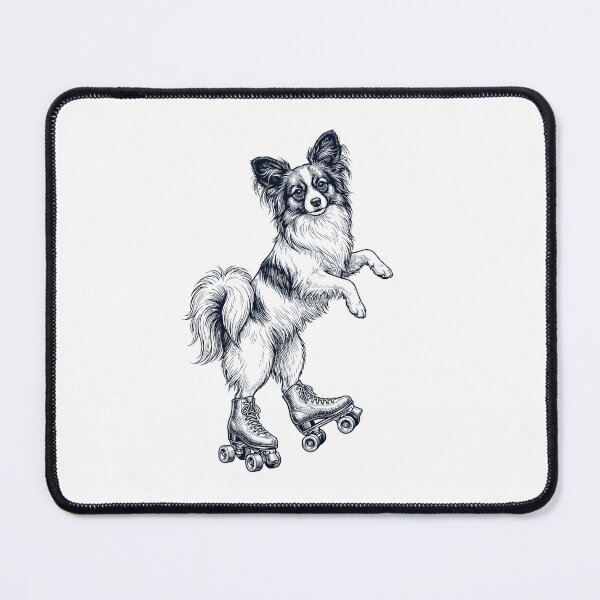 Item preview, Vintage Papillon Roller Skate Dog Mom Dad Lover designed and sold by TerryConnells.