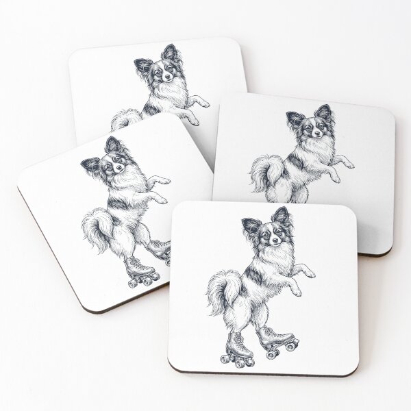 Item preview, Vintage Papillon Roller Skate Dog Mom Dad Lover designed and sold by TerryConnells.