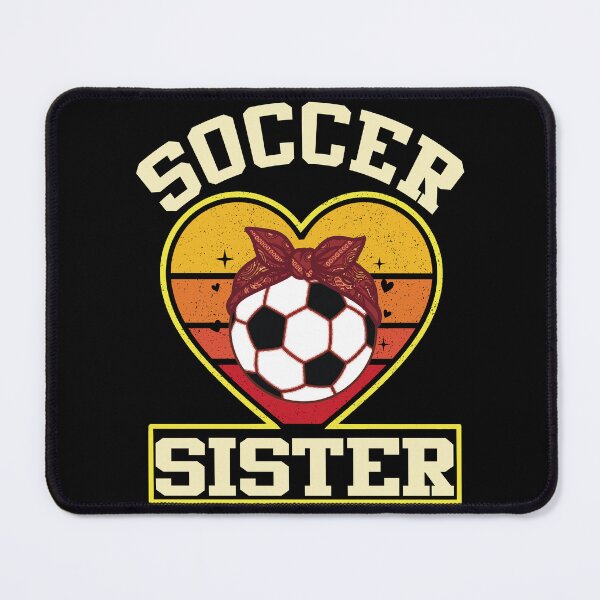Item preview, Retro Soccer Sister Heart Design designed and sold by LarryMBrown.