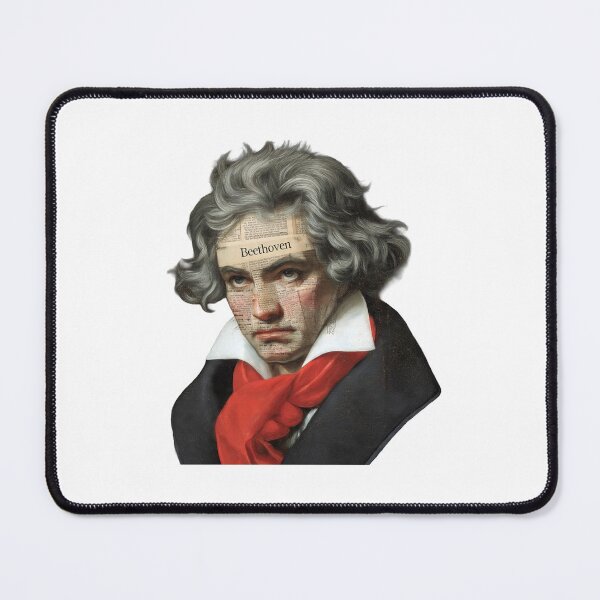 Item preview, Beethoven – Musical Collage Portrait Art Print | Classical Music Composer Poster designed and sold by OzzFrequency.