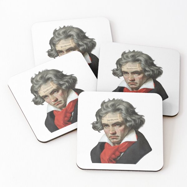 Item preview, Beethoven – Musical Collage Portrait Art Print | Classical Music Composer Poster designed and sold by OzzFrequency.