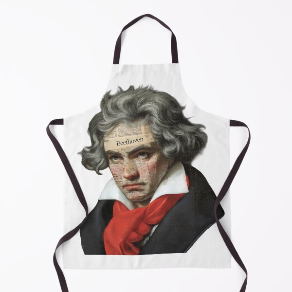 Item preview, Beethoven – Musical Collage Portrait Art Print | Classical Music Composer Poster designed and sold by OzzFrequency.
