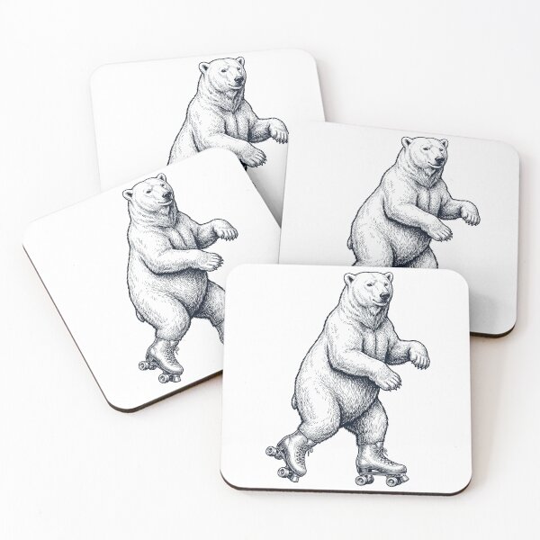 Item preview, Vintage Polar Bear Roller Skate Animal Lover designed and sold by TerryConnells.