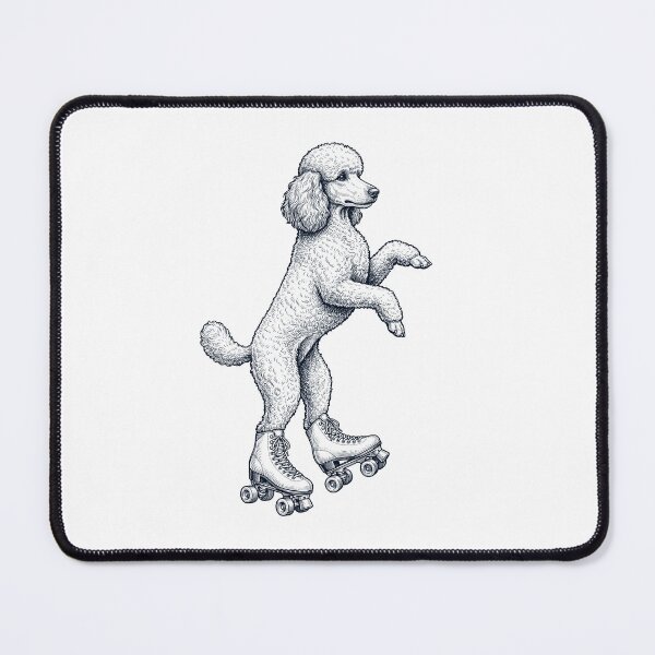 Item preview, Vintage Poodle Roller Skate Dog Mom Dad Lover designed and sold by TerryConnells.