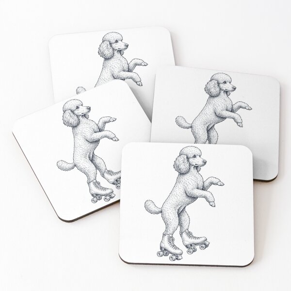 Item preview, Vintage Poodle Roller Skate Dog Mom Dad Lover designed and sold by TerryConnells.