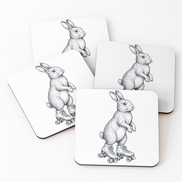 Item preview, Vintage Rabbit Roller Skate Animal Lover designed and sold by TerryConnells.