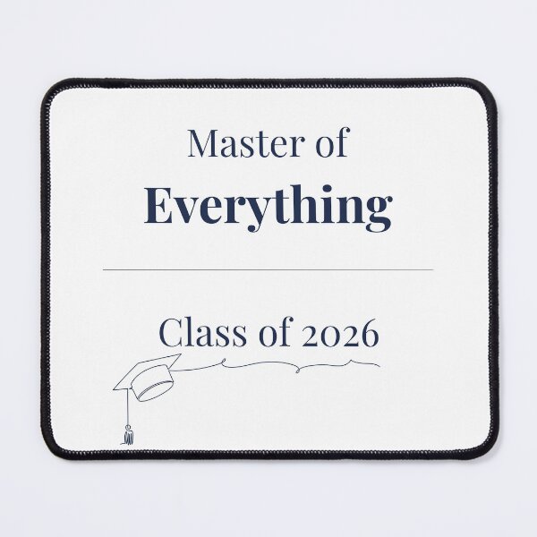 Item preview, Master of Everything Funny Graduation T-Shirt Class of 2026 Gift designed and sold by Niche-Forge.