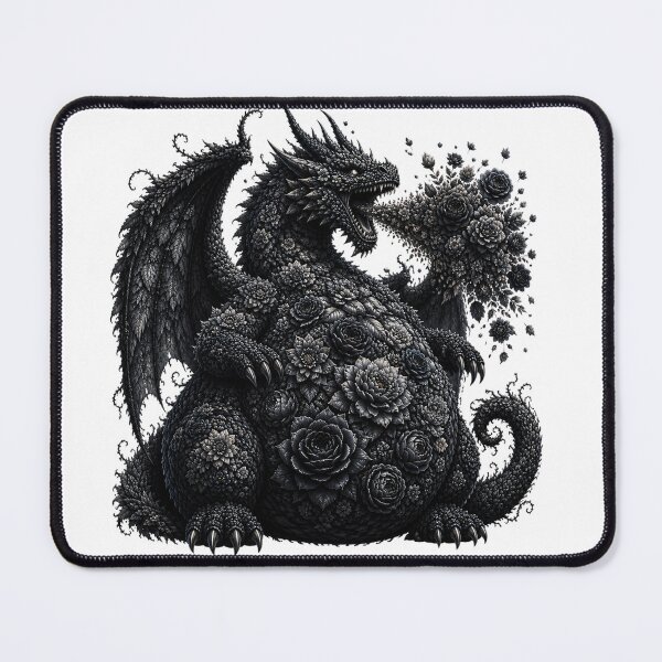 Item preview, Floral Dragon designed and sold by Art That Blooms.