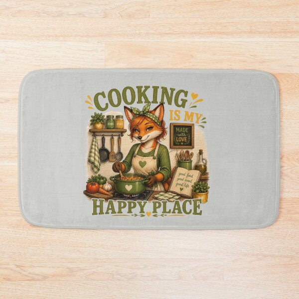 Item preview, Cooking Is My Happy Place – Cute Fox Chef Kitchen T-Shirt designed and sold by Aimetoi.
