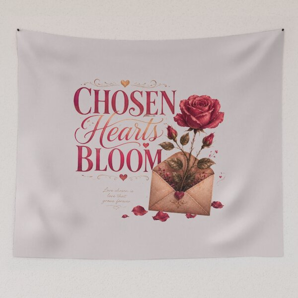 Item preview, Chosen Hearts Bloom - Romantic Love Design designed and sold by JagrDesigns.