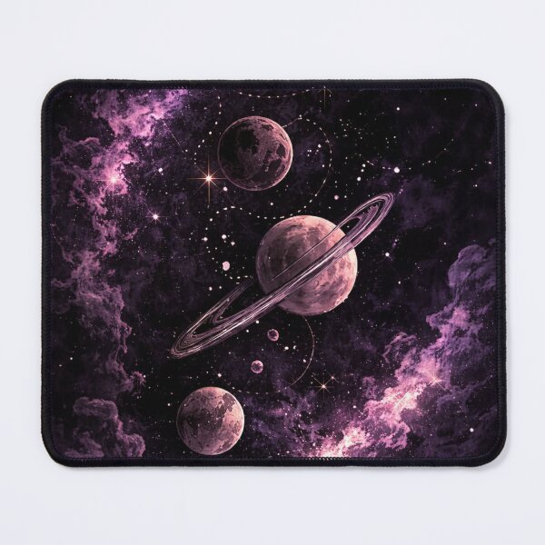 Item preview, Saturn Dreams in Purple Skies designed and sold by Focus & Wander.