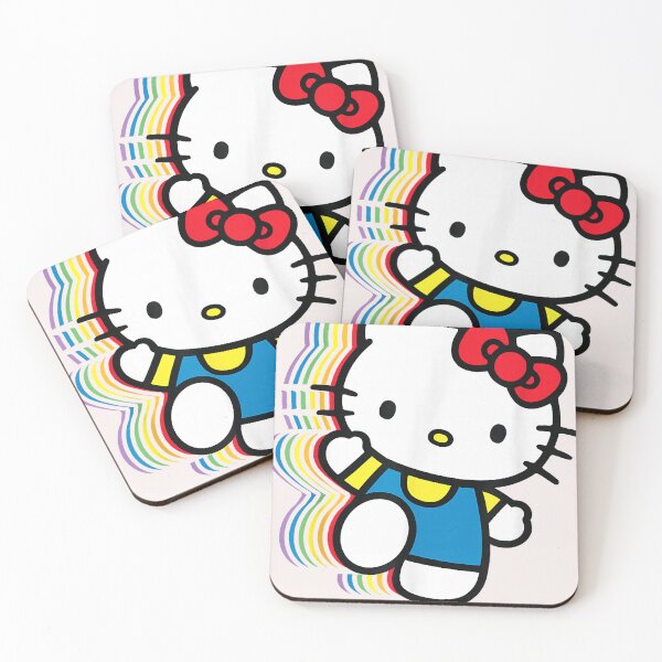 Item preview, Hello Kitty Rainbow T Shirt designed and sold by hangoxinhxan.