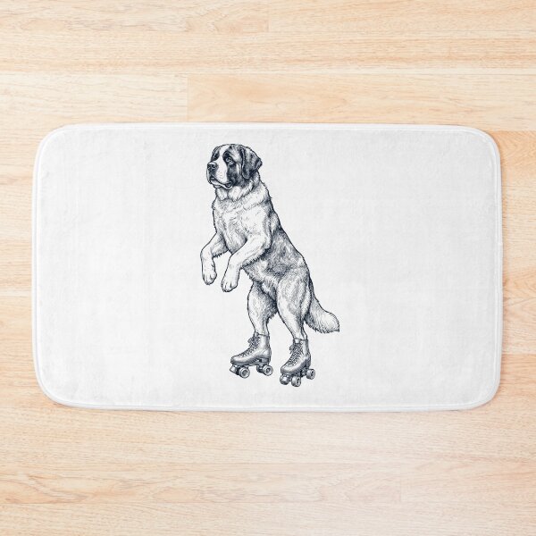 Item preview, Vintage Saint Bernard Roller Skate Dog Mom Dad Lover designed and sold by TerryConnells.