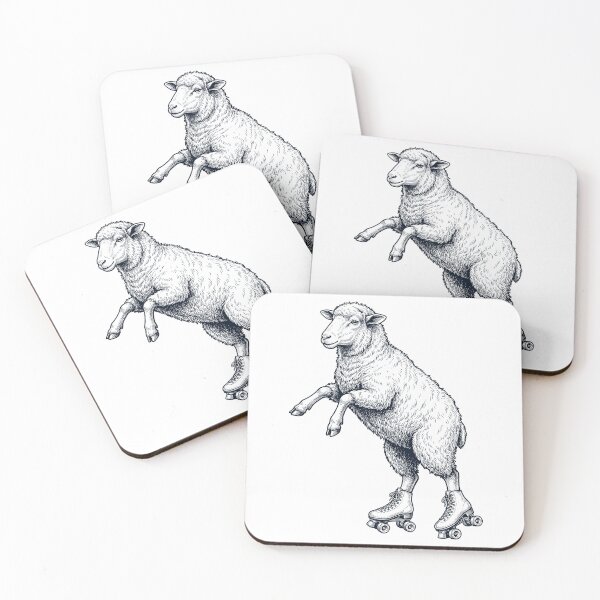 Item preview, Vintage Sheep Roller Skate Animal Lover designed and sold by TerryConnells.