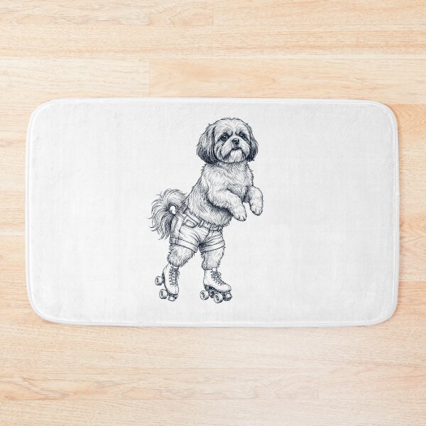 Item preview, Vintage Shih Tzu Roller Skate Dog Mom Dad Lover designed and sold by TerryConnells.