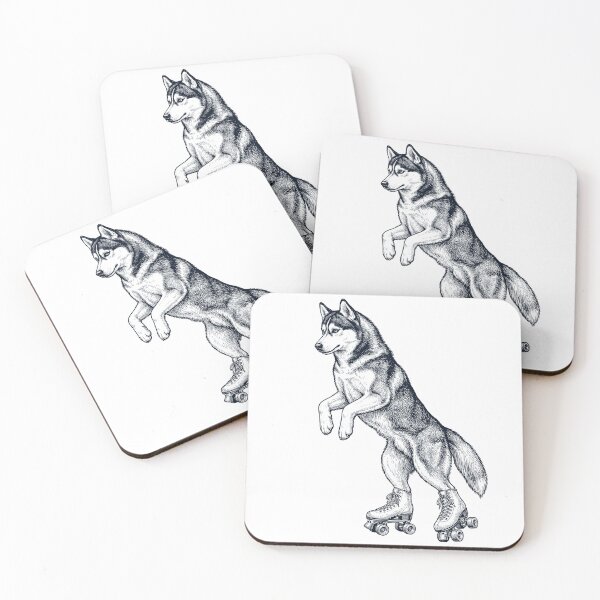 Item preview, Vintage Siberian Husky Roller Skate Dog Mom Dad Lover designed and sold by TerryConnells.
