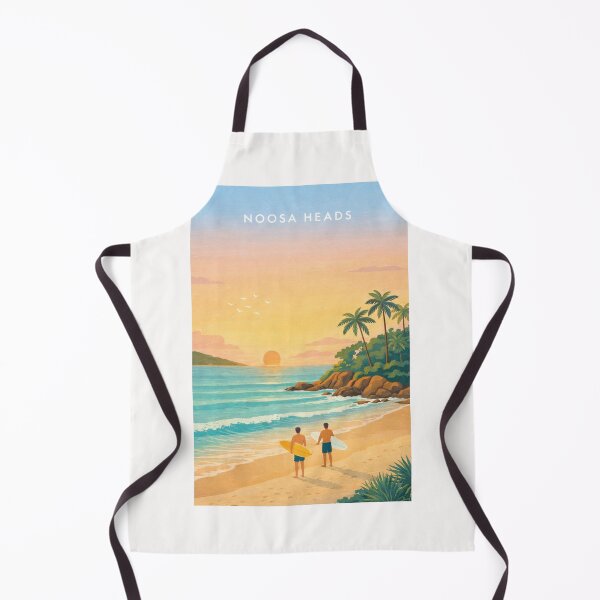 Item preview, Noosa Heads Queensland Sunshine Coast Surf Beach Sunset designed and sold by Places On Earth.