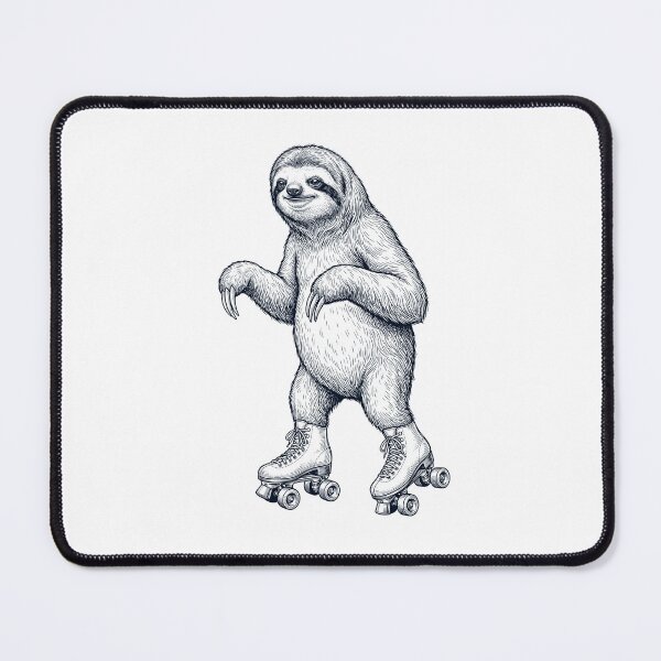 Item preview, Vintage Sloth Roller Skate Animal Lover designed and sold by TerryConnells.