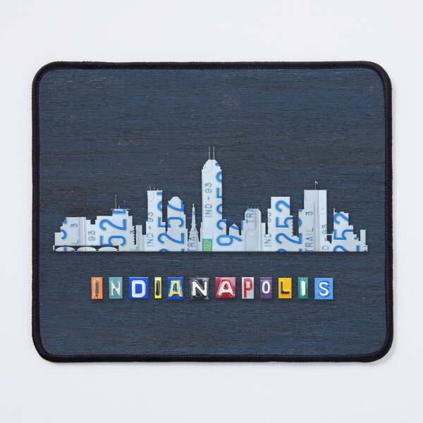 Item preview, Indianaplis License Plate Skyline 01 designed and sold by Elisabeth Lucas.