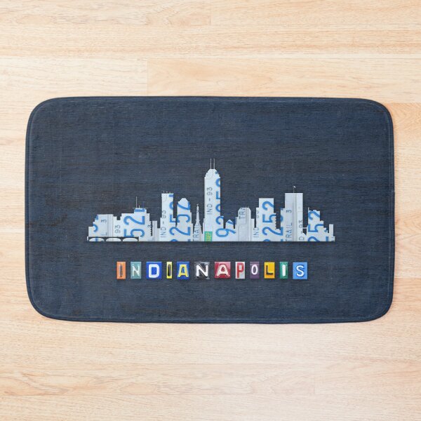 Item preview, Indianaplis License Plate Skyline 01 designed and sold by Elisabeth Lucas.