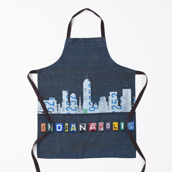 Item preview, Indianaplis License Plate Skyline 01 designed and sold by Elisabeth Lucas.