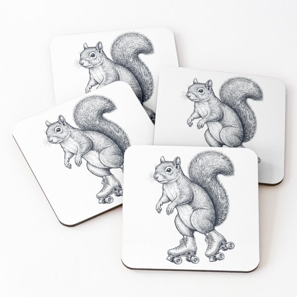 Item preview, Vintage Squirrel Roller Skate Animal Lover designed and sold by TerryConnells.