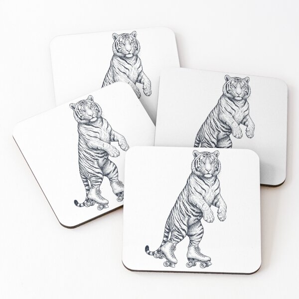 Item preview, Vintage Tiger Roller Skate Animal Lover designed and sold by TerryConnells.