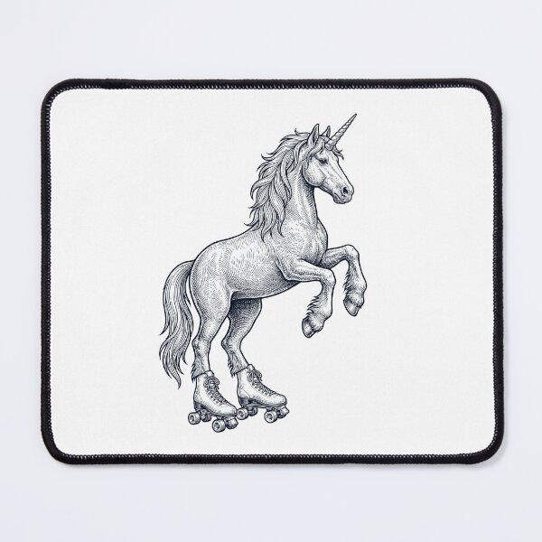 Item preview, Vintage Unicorn Roller Skate Animal Lover designed and sold by TerryConnells.