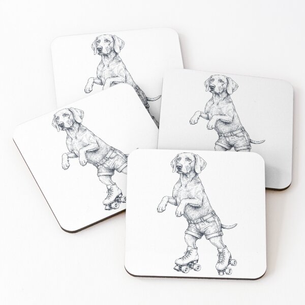 Item preview, Vintage Weimaraner Roller Skate Dog Mom Dad Lover designed and sold by TerryConnells.